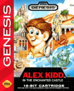 Alex Kidd in the Enchanted Castle (Genesis cover)