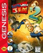 Earthworm Jim 2 (Genesis cover)
