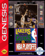 Lakers versus Celtics and the NBA Playoffs (Genesis cover)