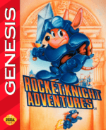 Rocket Knight Adventures (Genesis cover)
