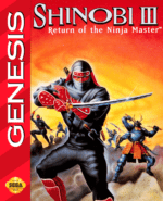 Shinobi III: Return of the Ninja Master (genesis front cover)
