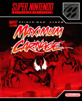 Spider-Man and Venom: Maximum Carnage (SNES cover)