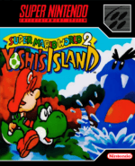 Super Mario World 2 Yoshi's Island (SNES cover)