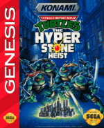 TMNT The Hyperstone Heist (Genesis cover)