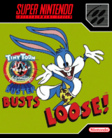 Tiny Toon Adventures: Buster Busts Loose! (SNES cover)