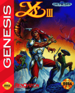 Ys III Wanderers From Ys (Genesis cover)