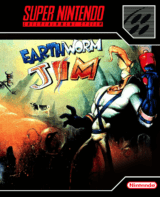 Earthworm Jim (SNES cover)