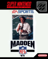 Madden NFL '94 (SNES cover)