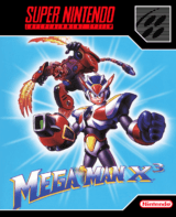 Mega Man X3 (SNES cover)