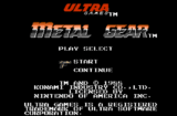 Metal Gear (NES gallery 05)