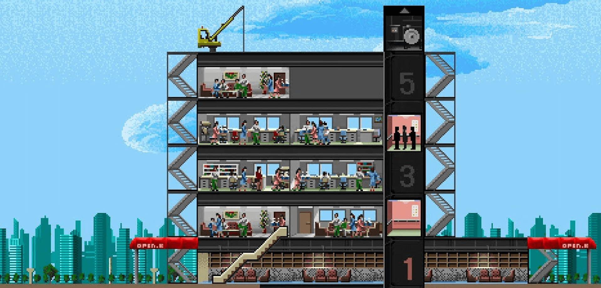 SimTower (game background)