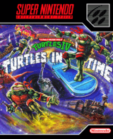 Teenage Mutant Ninja Turtles: Turtles in Time (SNES cover)