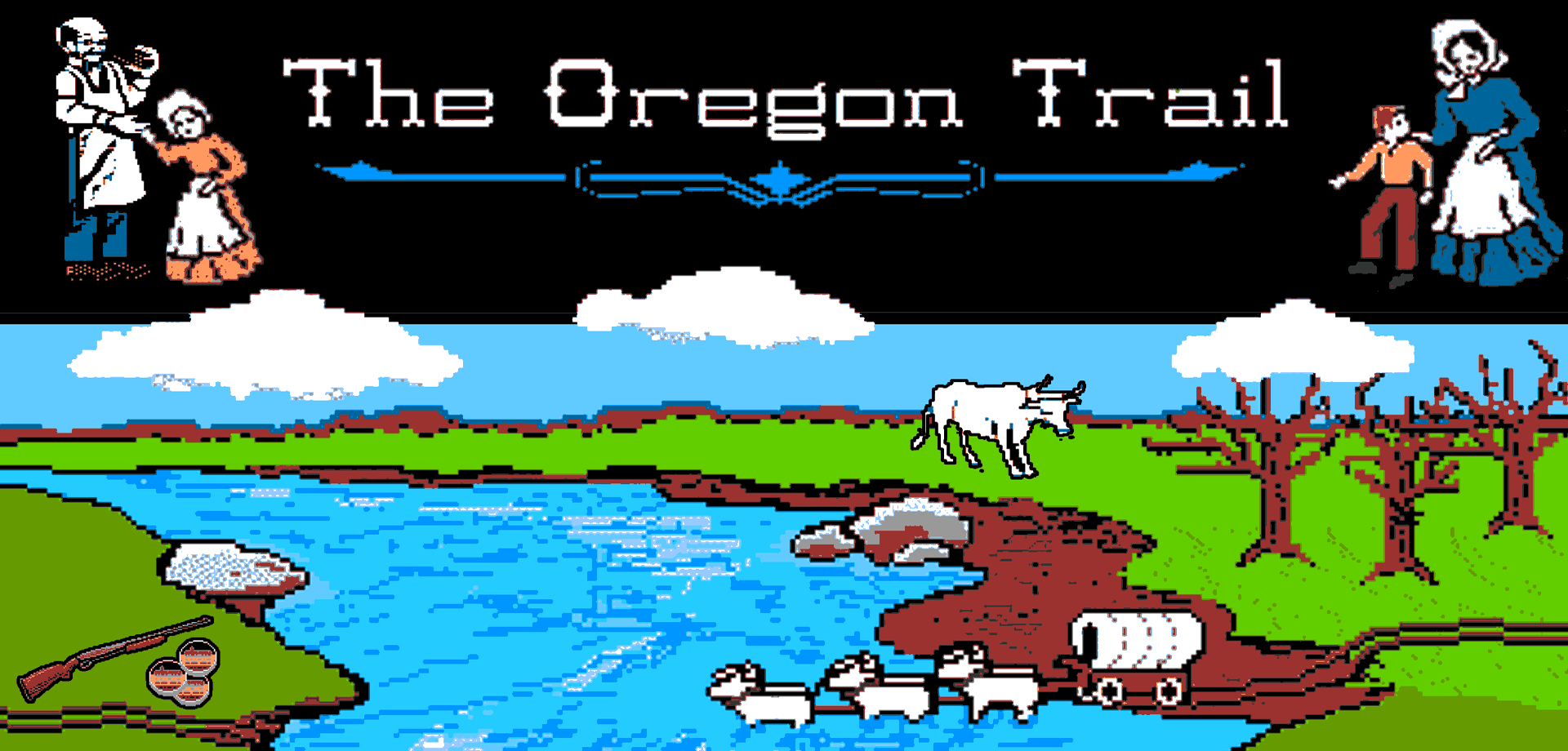 The Oregon Trail Deluxe (game background)