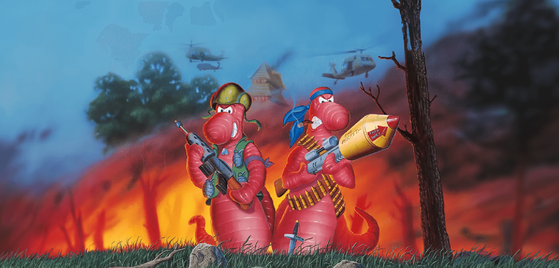 Worms (game background)