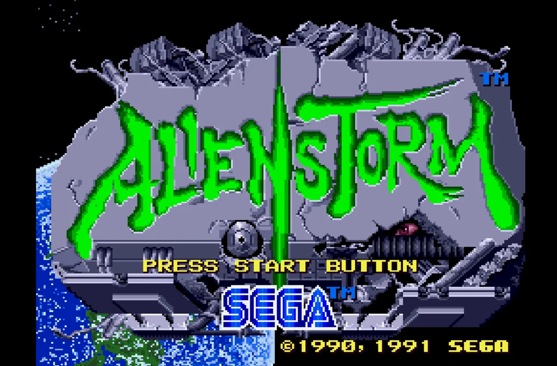 MD エイリアンストーム / Alien Storm - Full Game - YouTube