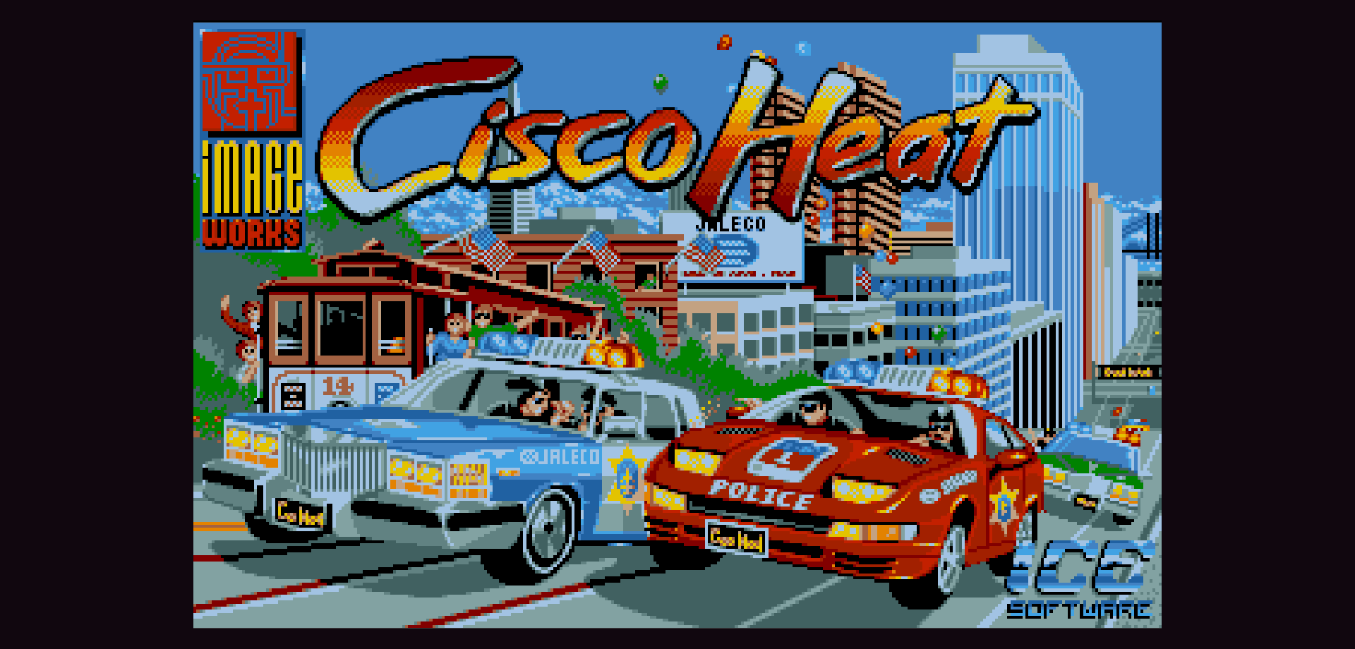 Cisco Heat: All American Police Car Race (game background)