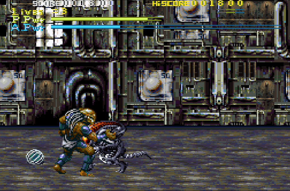 thumbnail image 2 of Alien Vs Predator Classic Arcade Tin Sign – 4x11 Inch, Vintage Game Marquee – Tinworld B700 2 of 3