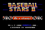 Baseball Stars II (NES gallery 06)